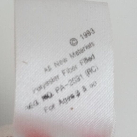 Vintage 1993 Sugar Loaf Brown Floppy Ear Dog Super Soft In Ball Cap & Overalls - Picture 9 of 9